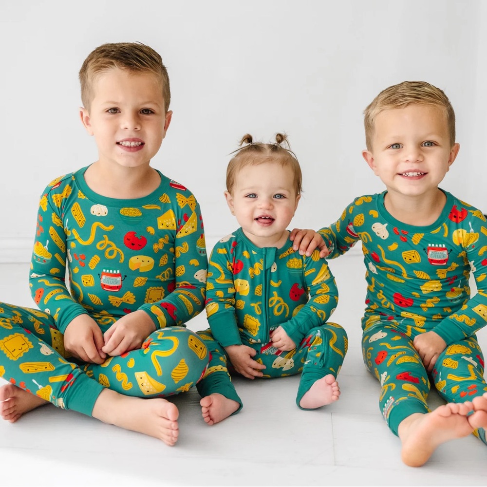 Little Sleepies Pasta Party Pajama Set